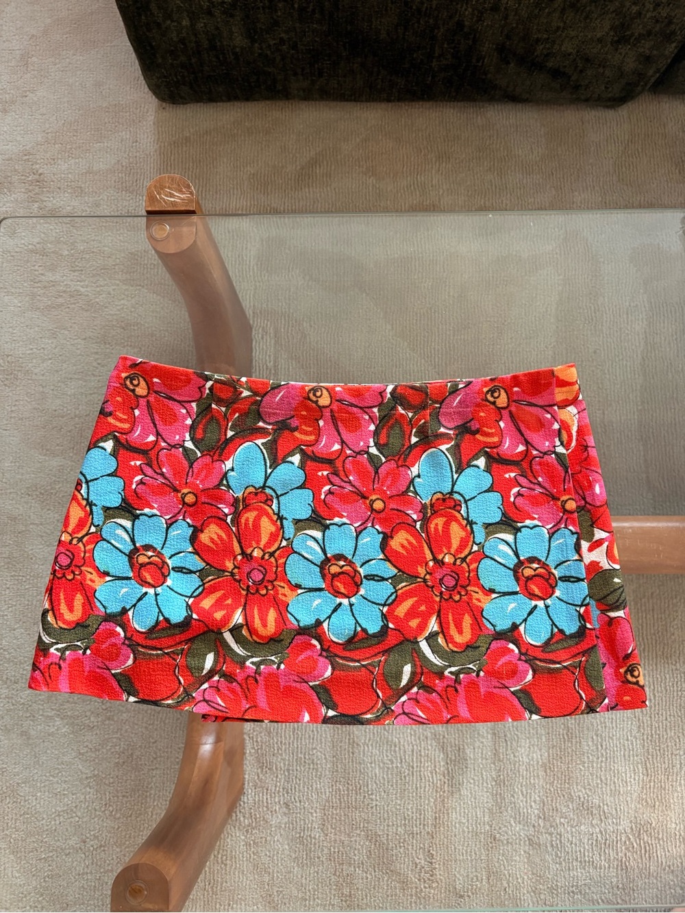 Miaou Floral Mini Skirt